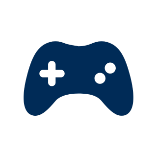 Game Room Icon of Video Game Controller